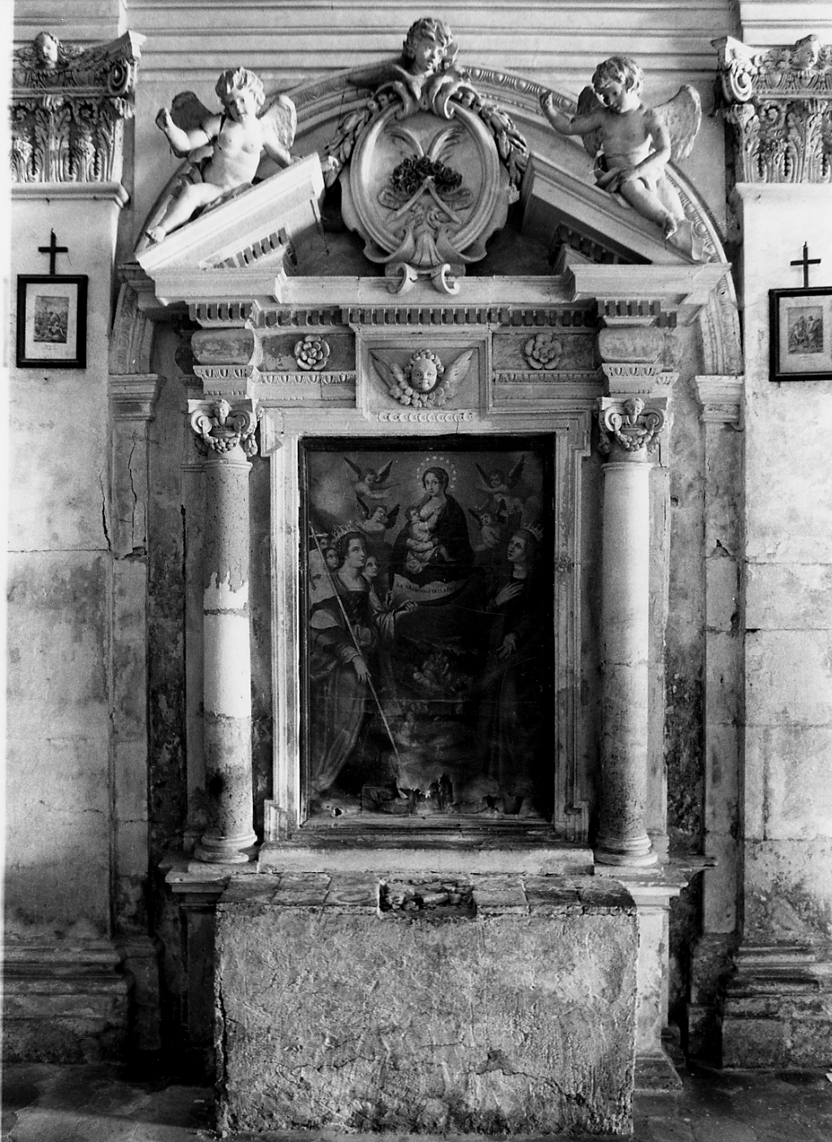 altare, opera isolata - ambito abruzzese (seconda metà sec. XVI)