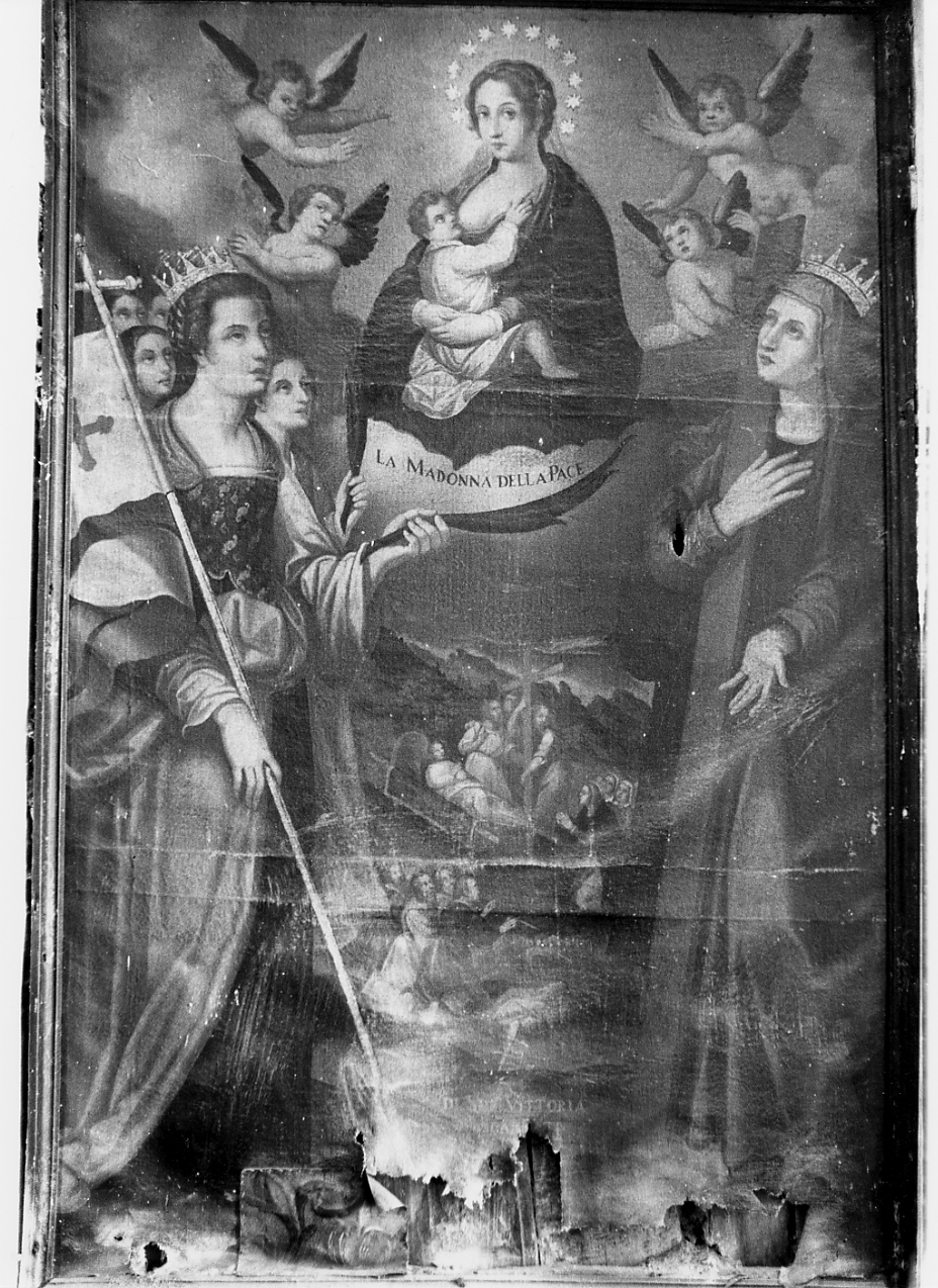 La Madonna della Pace (dipinto, opera isolata) - ambito abruzzese (sec. XVII)