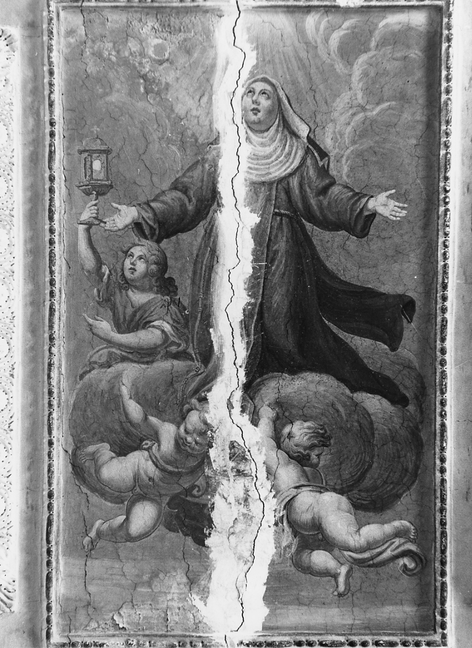 Assunzione di Santa Chiara (dipinto, opera isolata) - ambito abruzzese (sec. XVIII)