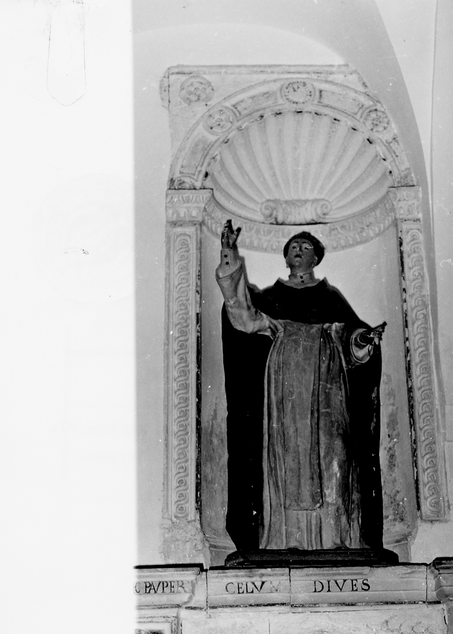 Santo domenicano (scultura, opera isolata) - ambito abruzzese (sec. XIX)