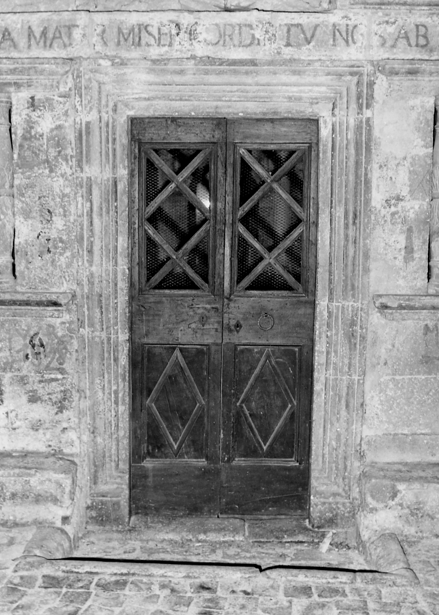 mostra di portale, opera isolata - ambito abruzzese (sec. XVI)