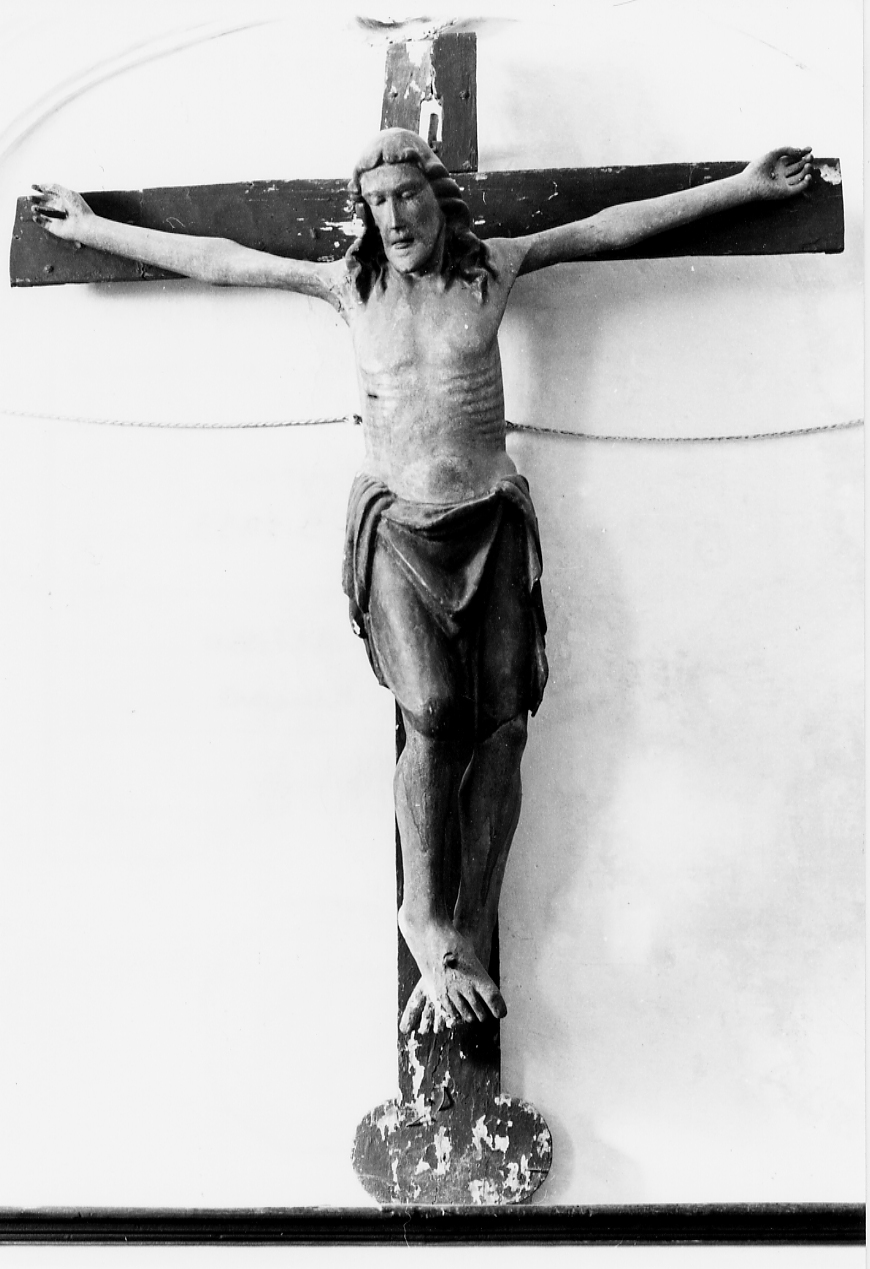 Cristo crocifisso (scultura, opera isolata) - ambito abruzzese (seconda metà sec. XV)