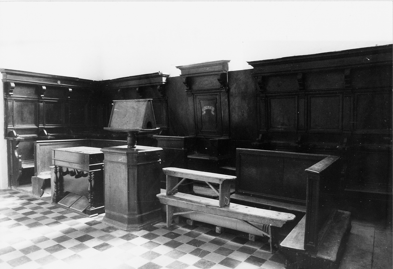 stalli del coro, opera isolata - ambito napoletano (prima metà sec. XVIII)