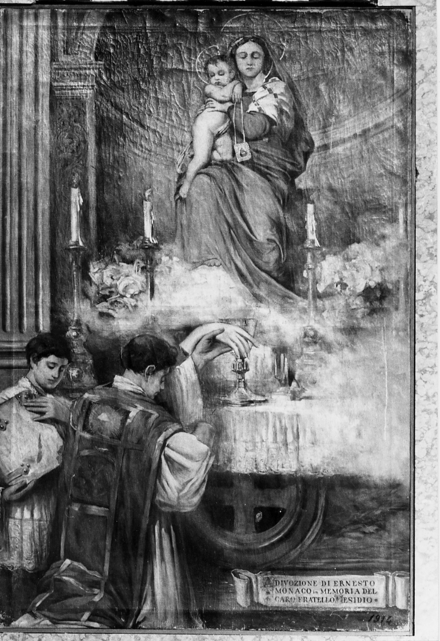 Madonna del Carmelo (ex voto, opera isolata) - ambito abruzzese (sec. XX)