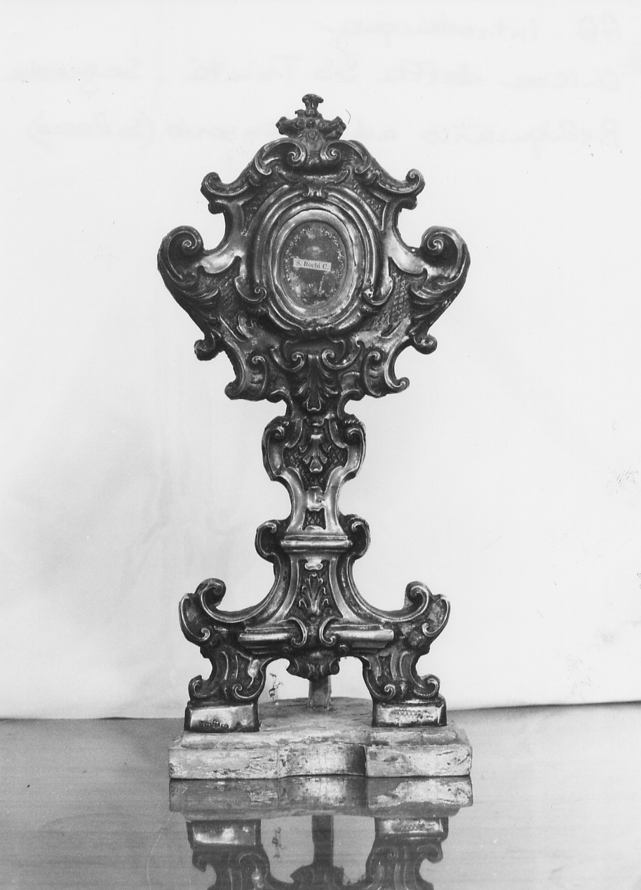 reliquiario - a ostensorio - ambito Italia centrale (sec. XVII)