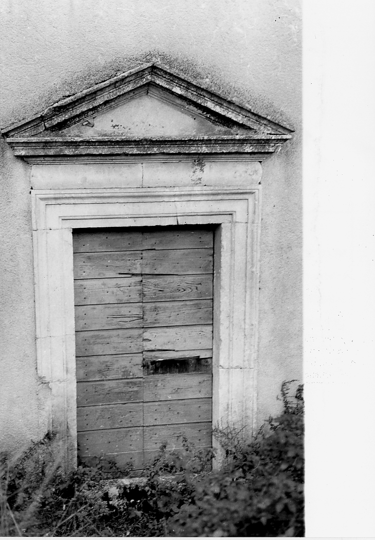 mostra di portale, opera isolata - ambito abruzzese (inizio sec. XVII)