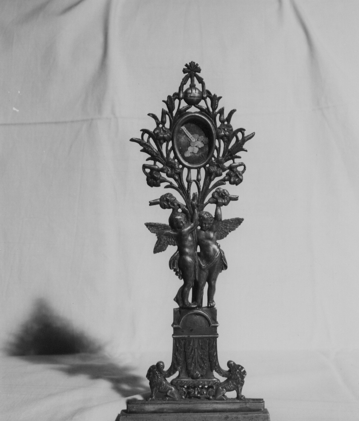 reliquiario - a ostensorio - ambito abruzzese (sec. XIX)