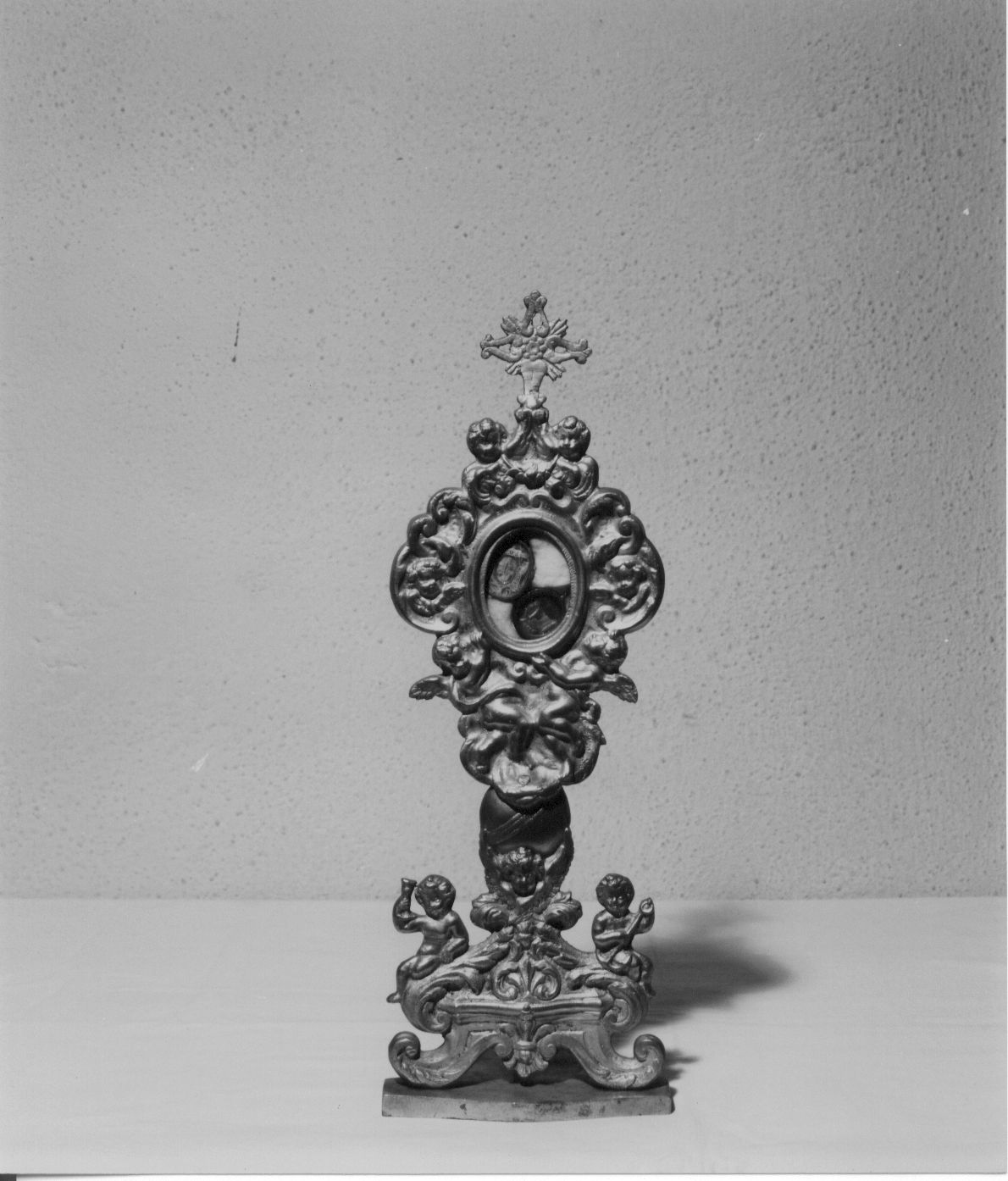 reliquiario - a ostensorio - ambito abruzzese (sec. XIX)