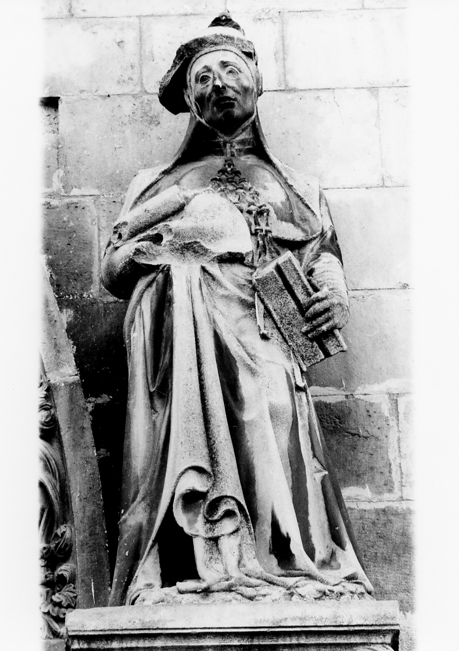 Dottori della chiesa (statua, serie) - ambito Italia meridionale (sec. XV)