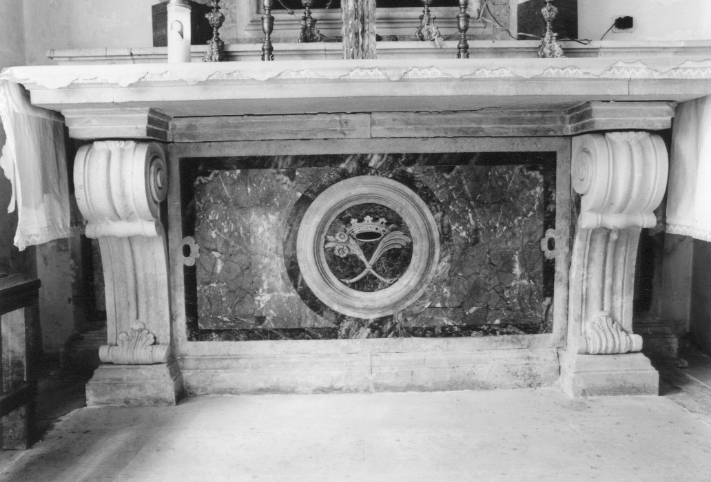 paliotto, opera isolata - produzione di Pescocostanzo (prima metà sec. XVIII)