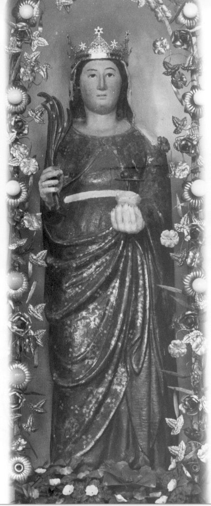 Santa Lucia (statua, opera isolata) - ambito sulmonese (sec. XIX)