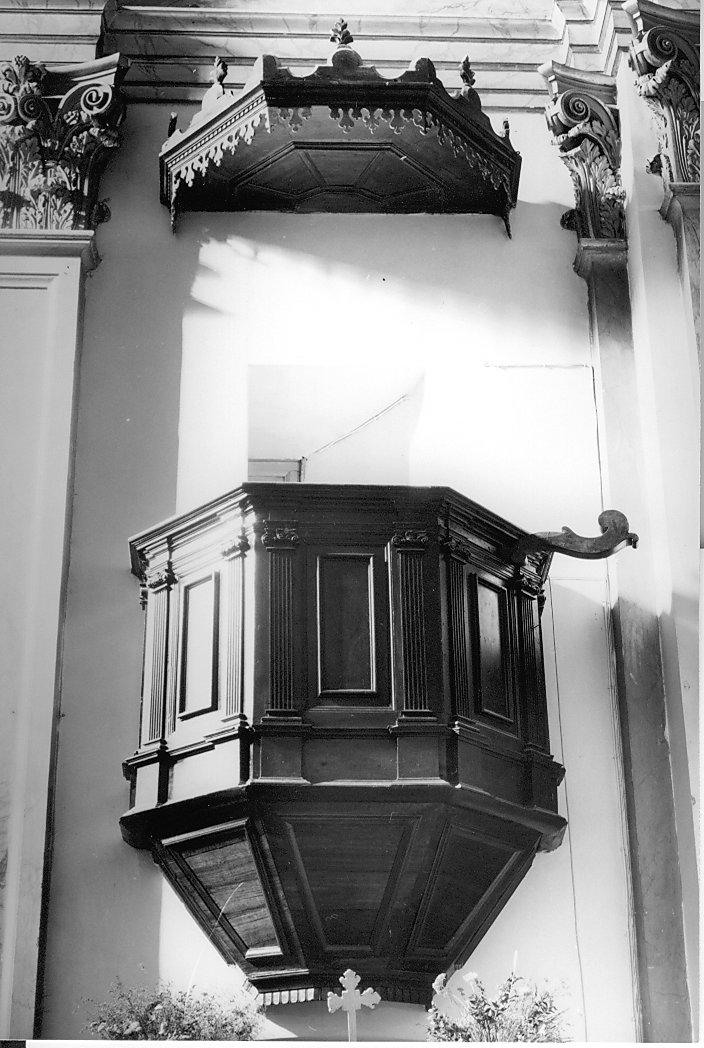 pulpito, opera isolata - ambito abruzzese (sec. XVIII)