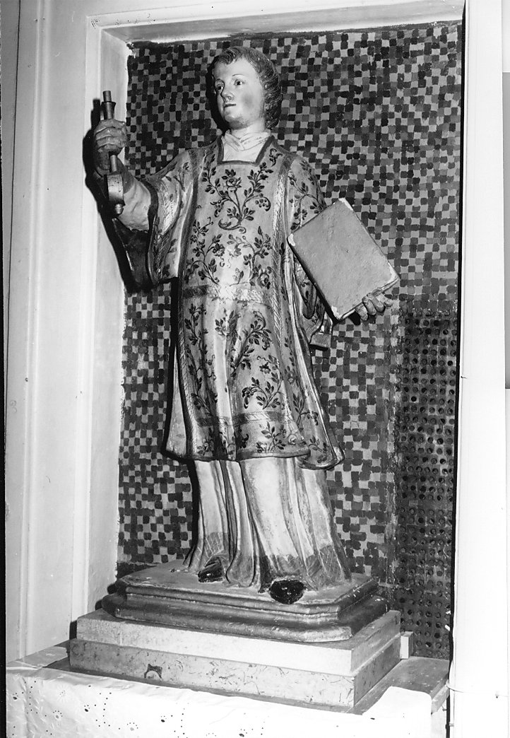 San Leonardo martire (statua, opera isolata) - ambito abruzzese (sec. XVIII)