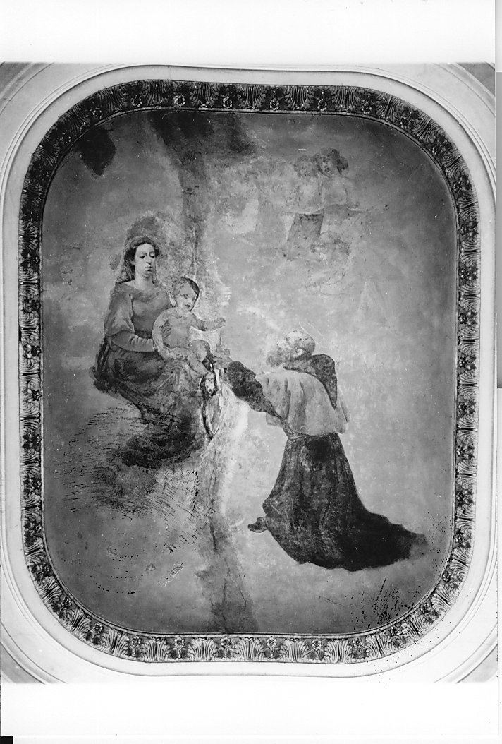 Madonna con Bambino e San Simone Stock (dipinto, opera isolata) - ambito abruzzese (inizio sec. XX)