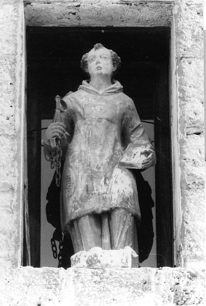 San Leonardo martire (statua, opera isolata) - ambito abruzzese (sec. XVI)