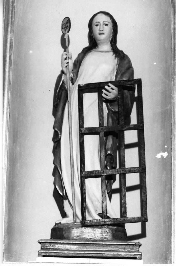 San Lorenzo martire (statua, opera isolata) - ambito abruzzese (sec. XVII)