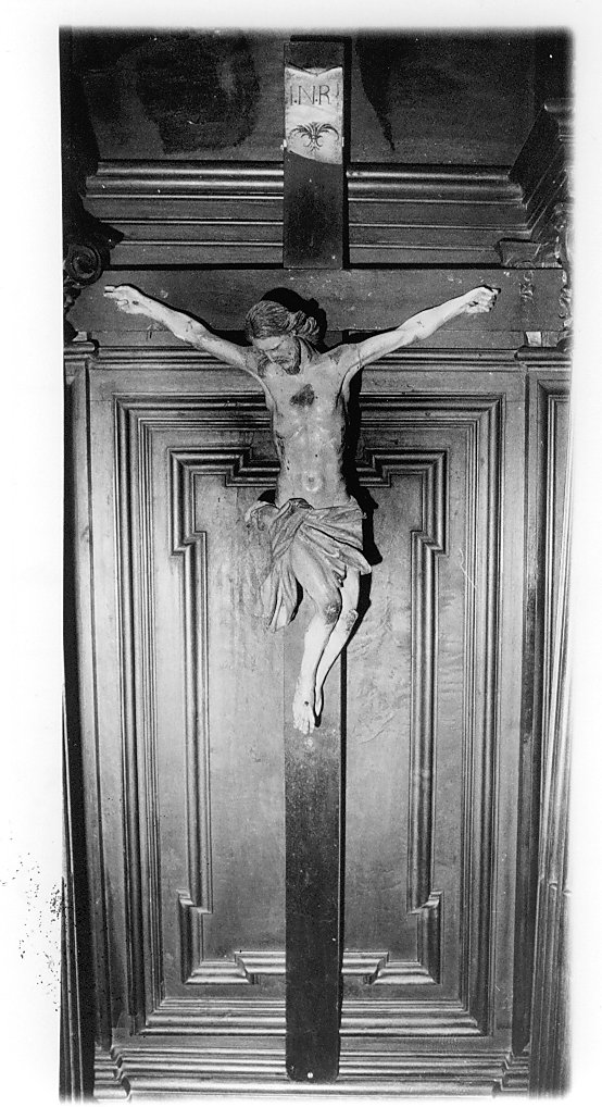 Cristo crocifisso (scultura, opera isolata) - produzione di Pescocostanzo (sec. XVIII)
