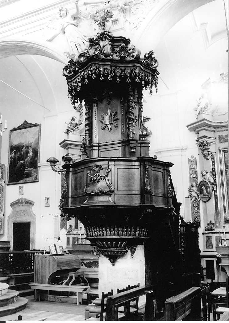 pulpito, opera isolata di Mosca Ferdinando (attribuito) (sec. XVIII)