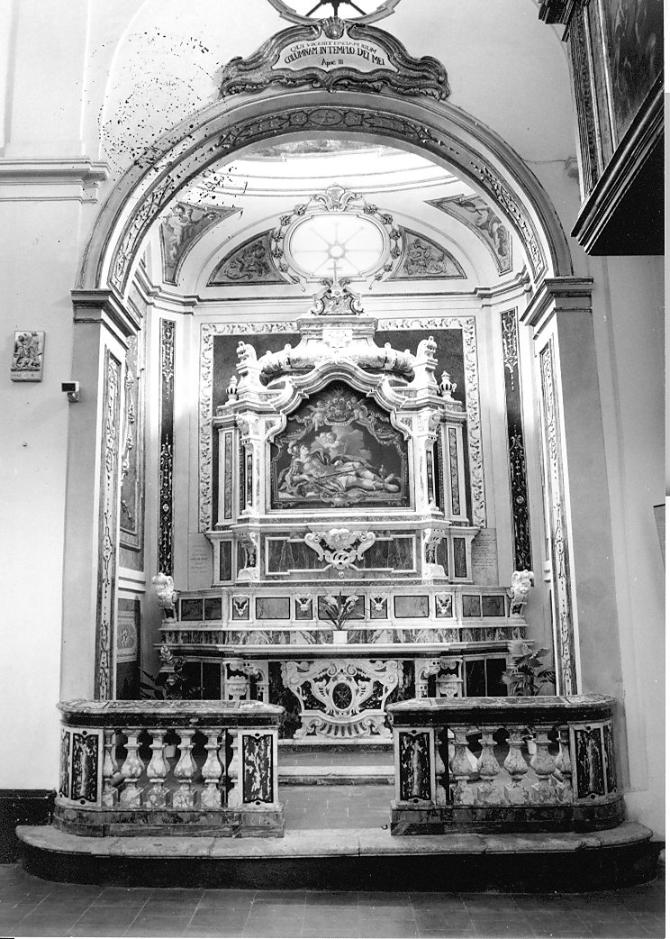 altare, opera isolata di Mosca Ferdinando (attribuito), Mancini Nicodemo (attribuito) (sec. XVIII)