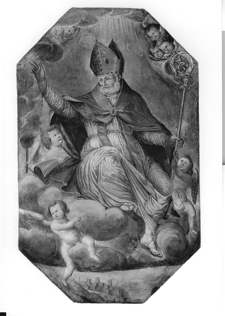 San Biagio in gloria (dipinto) - ambito abruzzese (sec. XVIII)