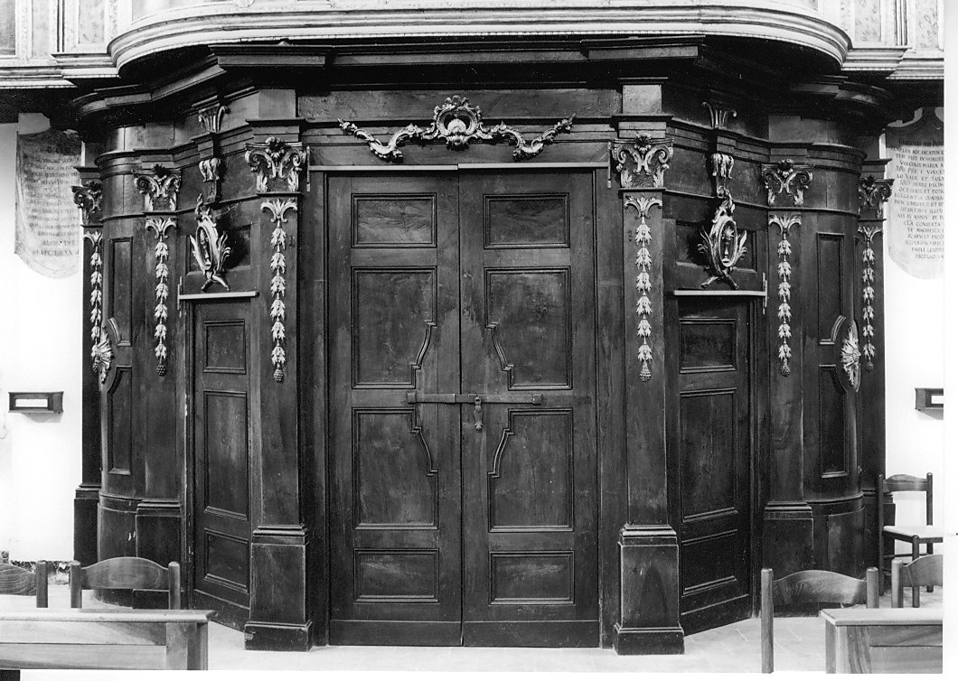 bussola d'ingresso, opera isolata - produzione di Pescocostanzo (sec. XVIII)