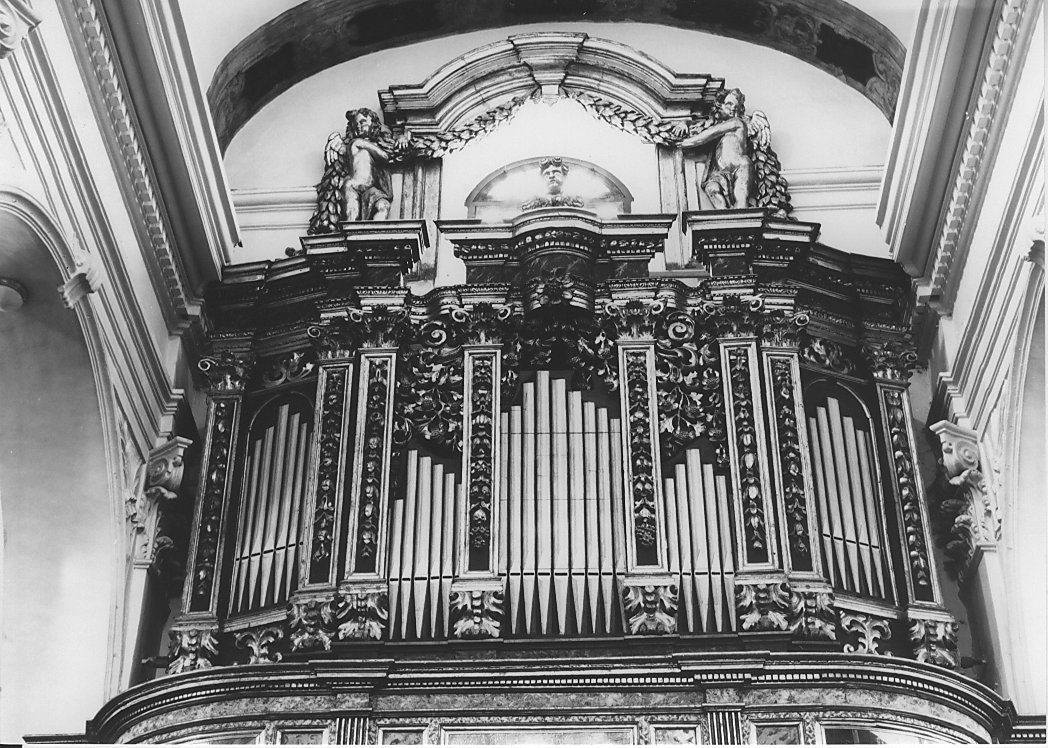 cassa d'organo, opera isolata - produzione di Pescocostanzo (sec. XVIII)