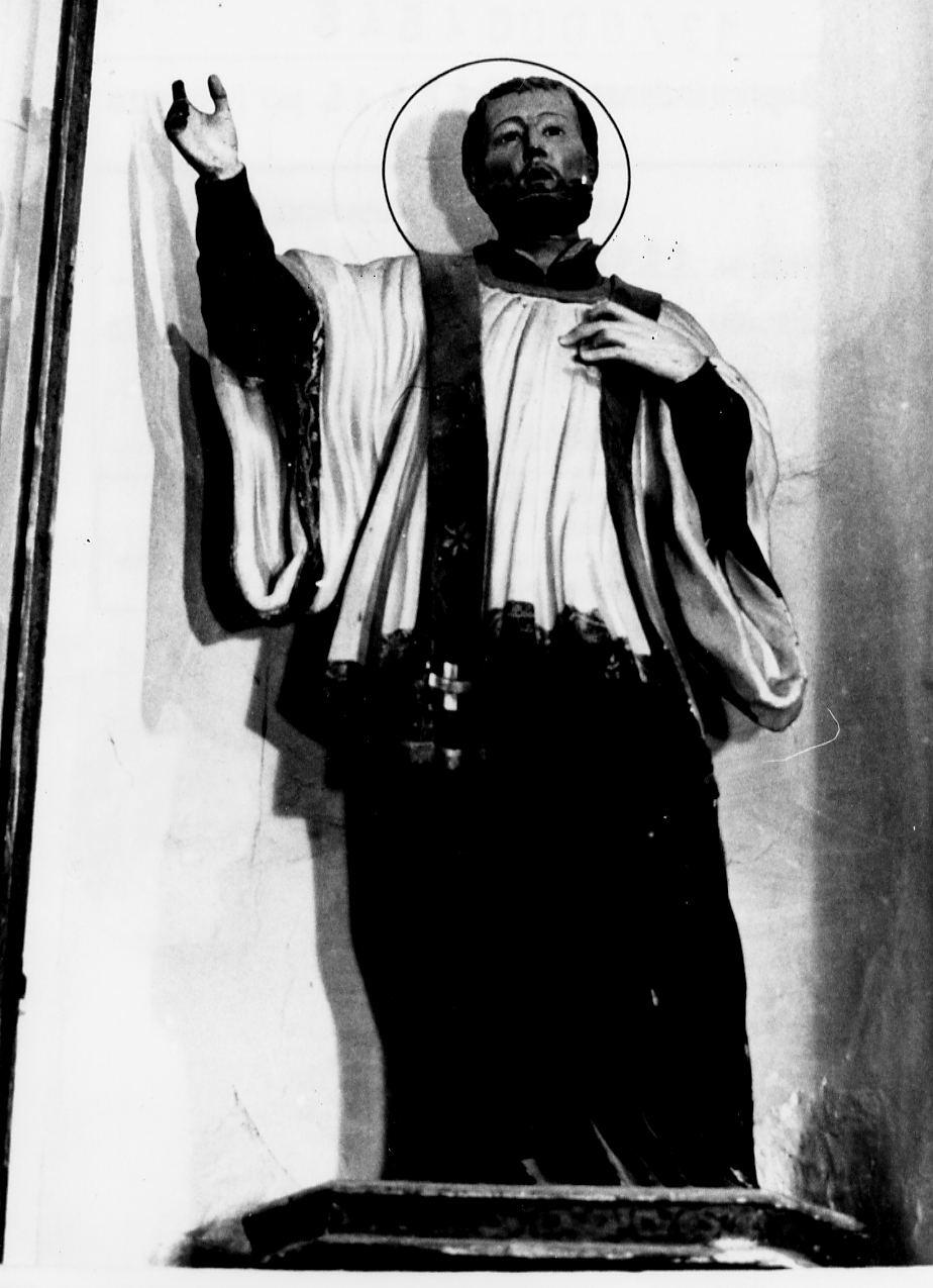 San Vincenzo (statua, opera isolata) - ambito abruzzese (fine/inizio secc. XVIII/ XIX)