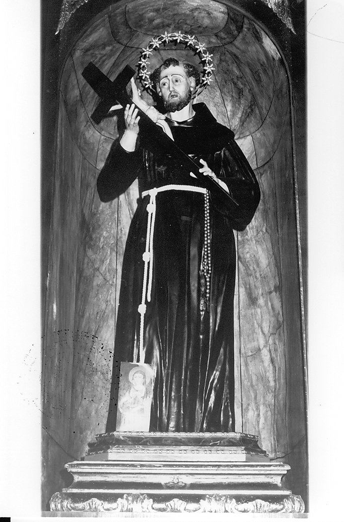 San Francesco (statua, opera isolata) - ambito abruzzese (sec. XVIII)