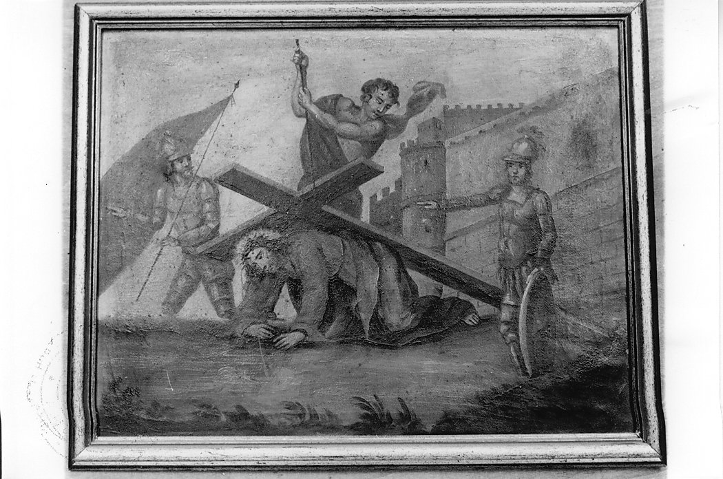 Gesù cade sotto la croce la prima volta (dipinto) (sec. XVIII)