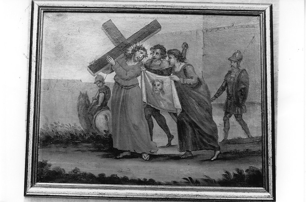 Gesù asciugato da Santa Veronica (dipinto) (sec. XVIII)