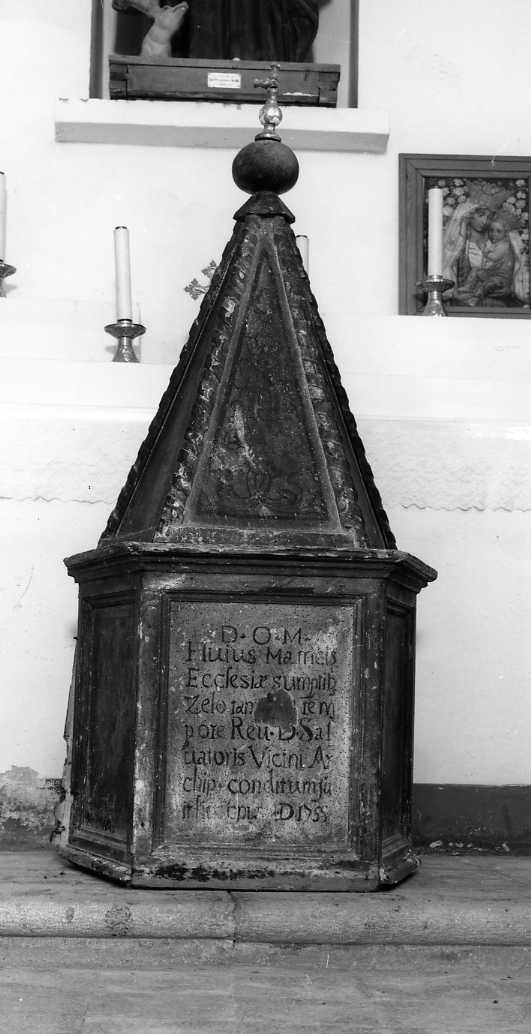 tabernacolo - a tempietto, opera isolata - ambito abruzzese (sec. XVIII)