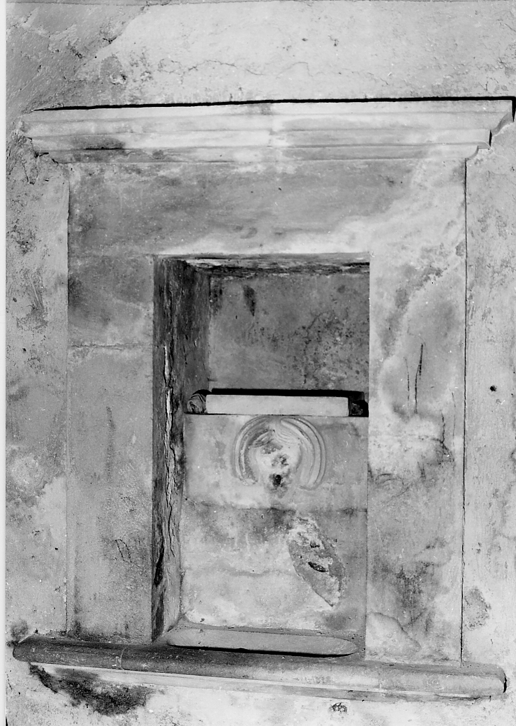 lavabo da sacrestia, opera isolata - bottega abruzzese (sec. XIX)