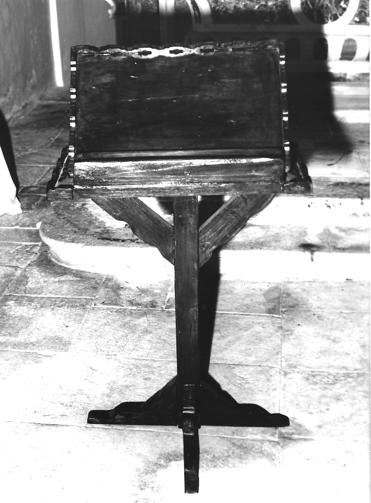 leggio, opera isolata - bottega abruzzese (sec. XIX)