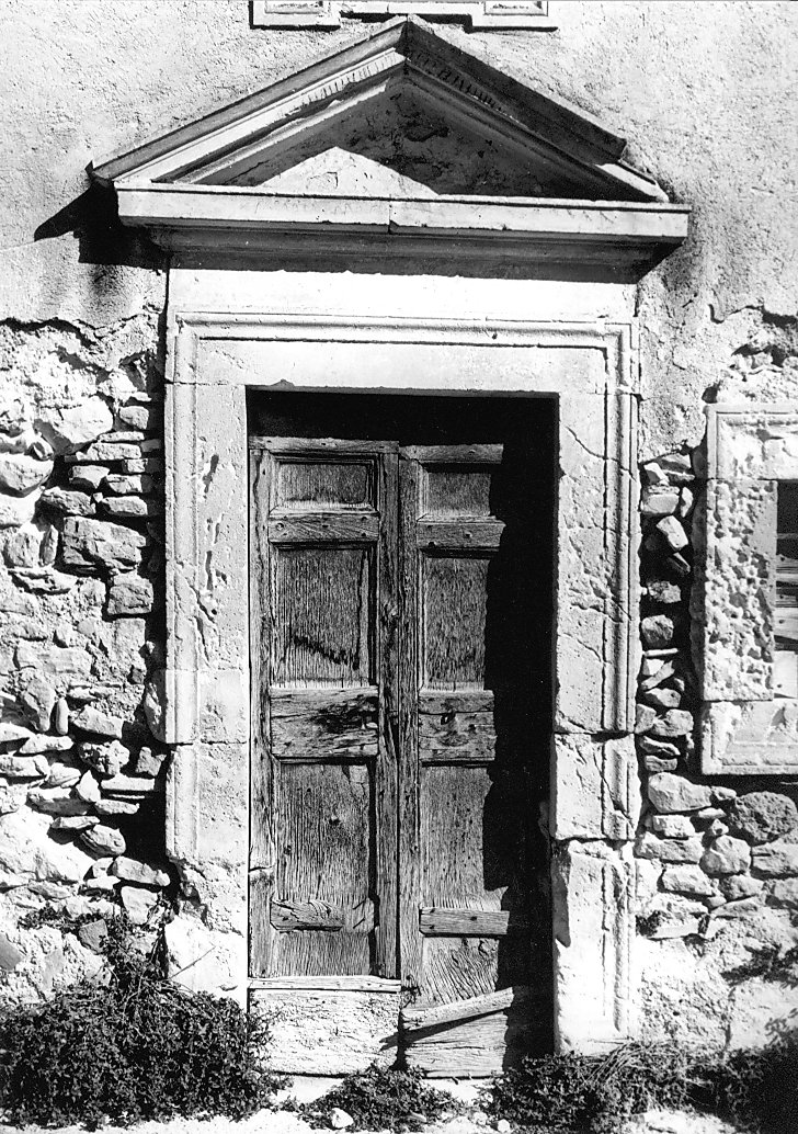 mostra di portale, opera isolata - bottega abruzzese (sec. XVI)