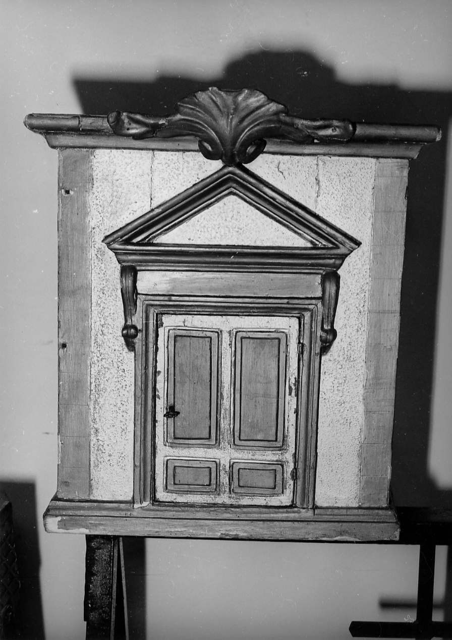 tabernacolo, opera isolata - bottega abruzzese (sec. XIX)
