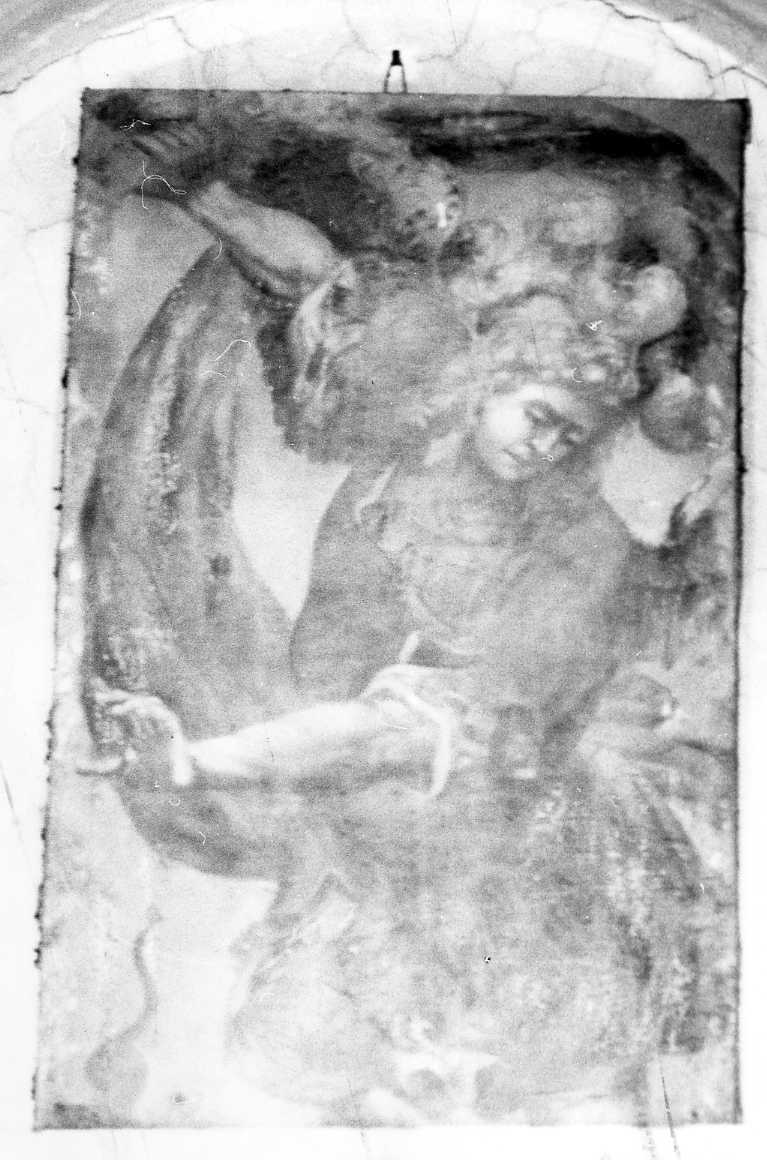 San Michele Arcangelo combatte il drago (dipinto) - ambito Italia centrale (sec. XVII)
