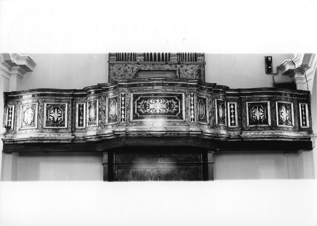 cantoria, elemento d'insieme - bottega abruzzese (sec. I)