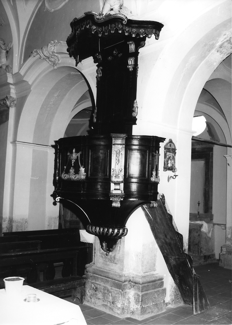 pulpito, opera isolata - bottega abruzzese (sec. XVIII)