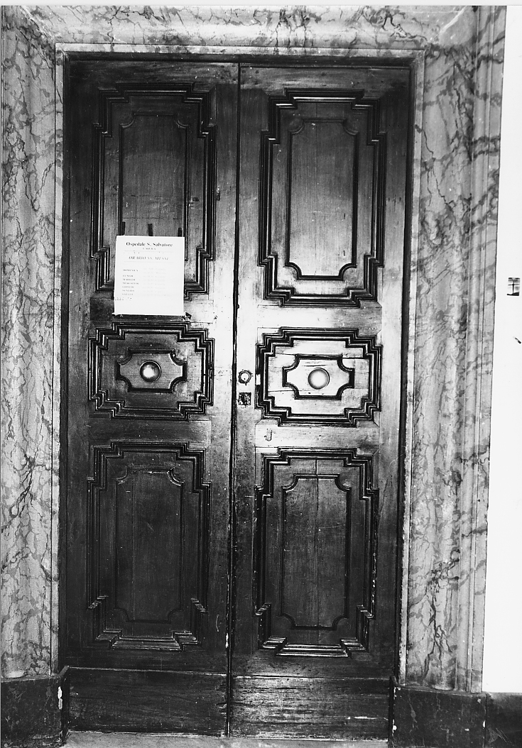 porta - a due battenti, opera isolata - bottega abruzzese (sec. XIX)