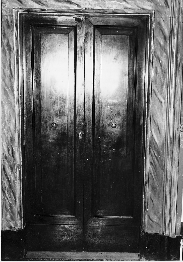 porta - a due battenti, serie - bottega abruzzese (sec. XIX)