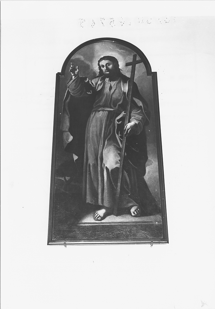 Cristo Redentore benedicente, Cristo redentore benedicente (dipinto, opera isolata) - ambito abruzzese (sec. XVIII)