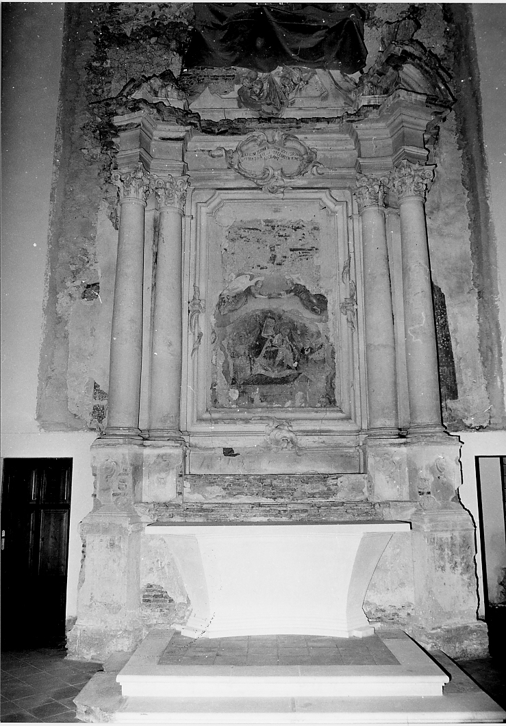 altare maggiore, opera isolata - bottega abruzzese (sec. XVIII)