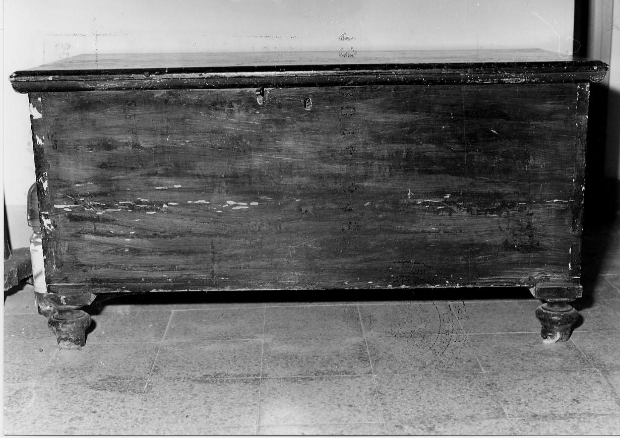 cassapanca, opera isolata - bottega abruzzese (sec. XIX)