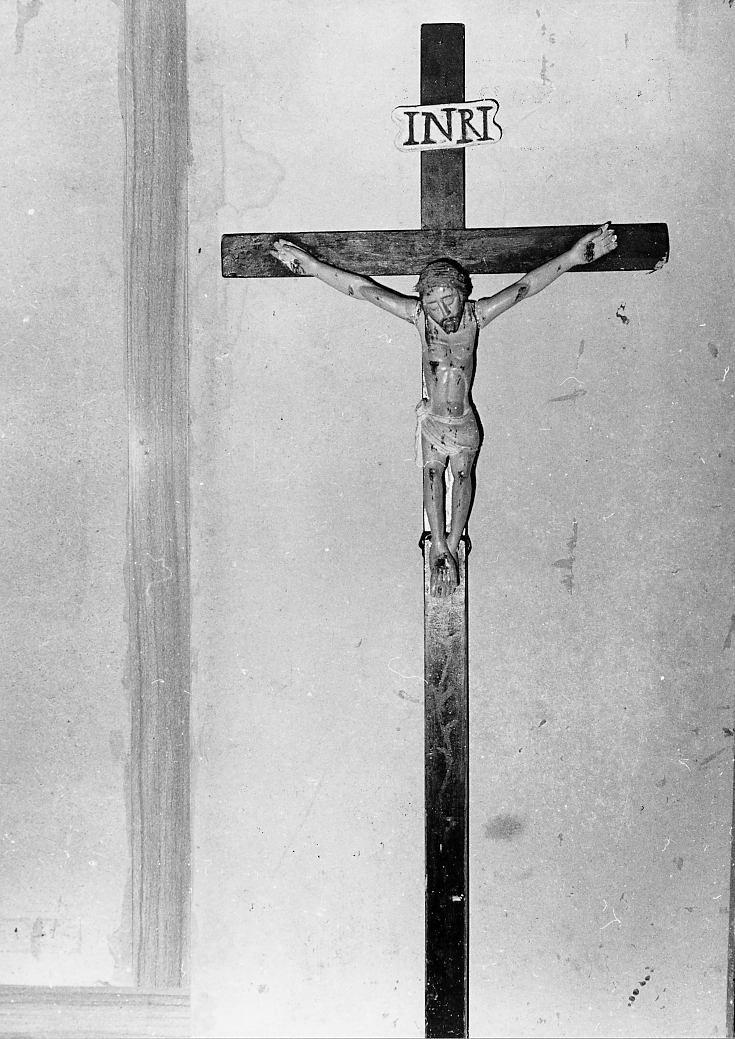 Cristo crocifisso (scultura, opera isolata) - bottega abruzzese (sec. XVI)