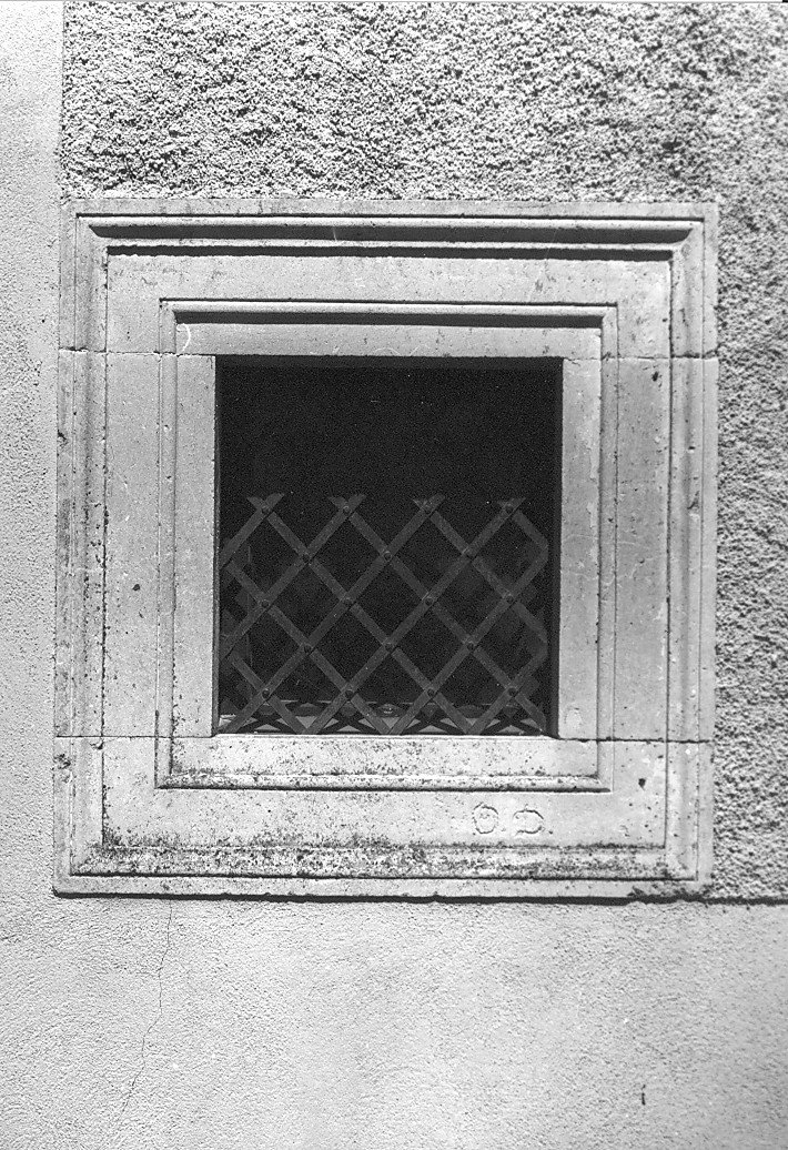 mostra di finestra, serie - bottega abruzzese (sec. XVIII)