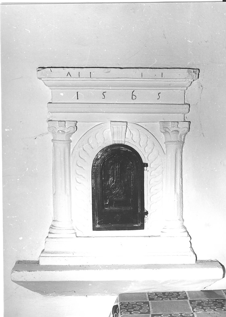 tabernacolo murale - bottega abruzzese (sec. XVI)