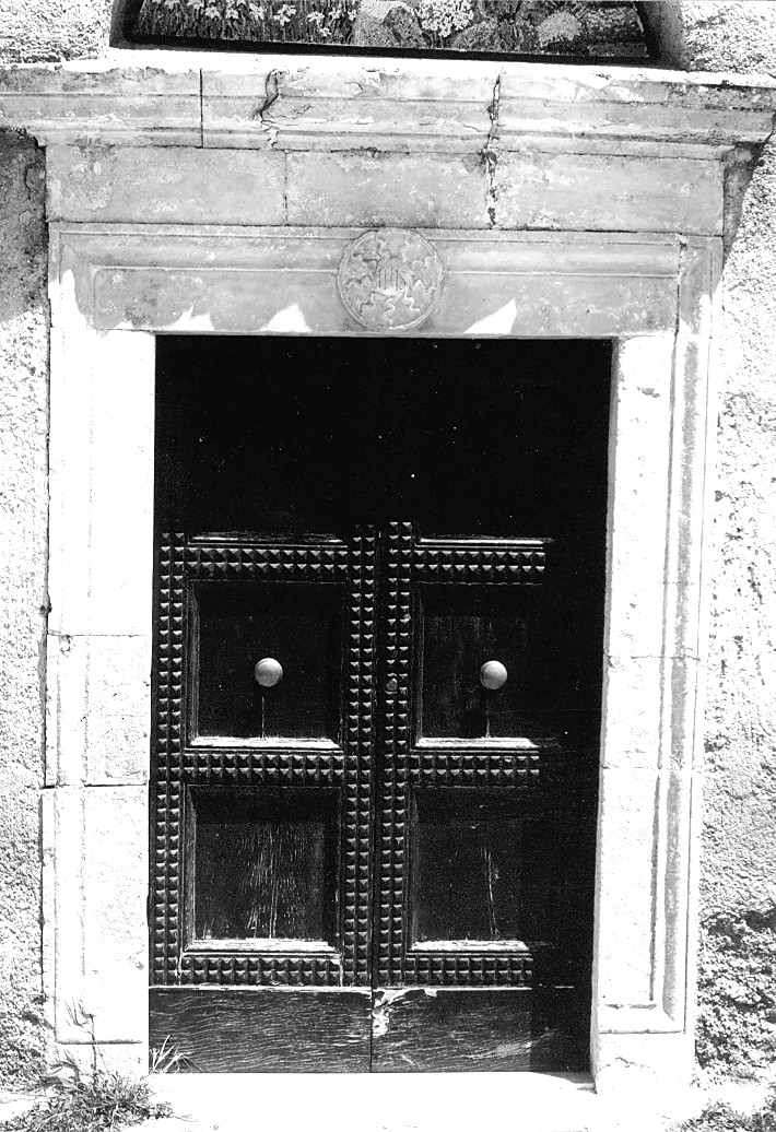 mostra di portale, opera isolata - bottega abruzzese (sec. XVIII)