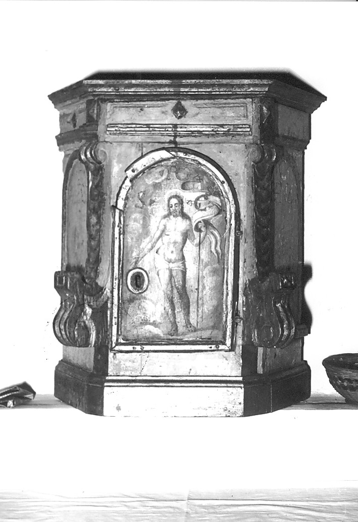 tabernacolo, opera isolata - bottega abruzzese (sec. XVIII)