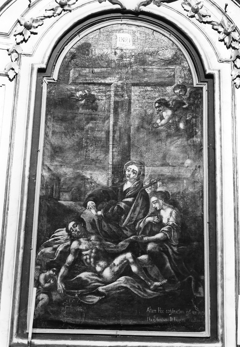 compianto sul Cristo morto (dipinto, opera isolata) - ambito abruzzese (seconda metà sec. XVIII)