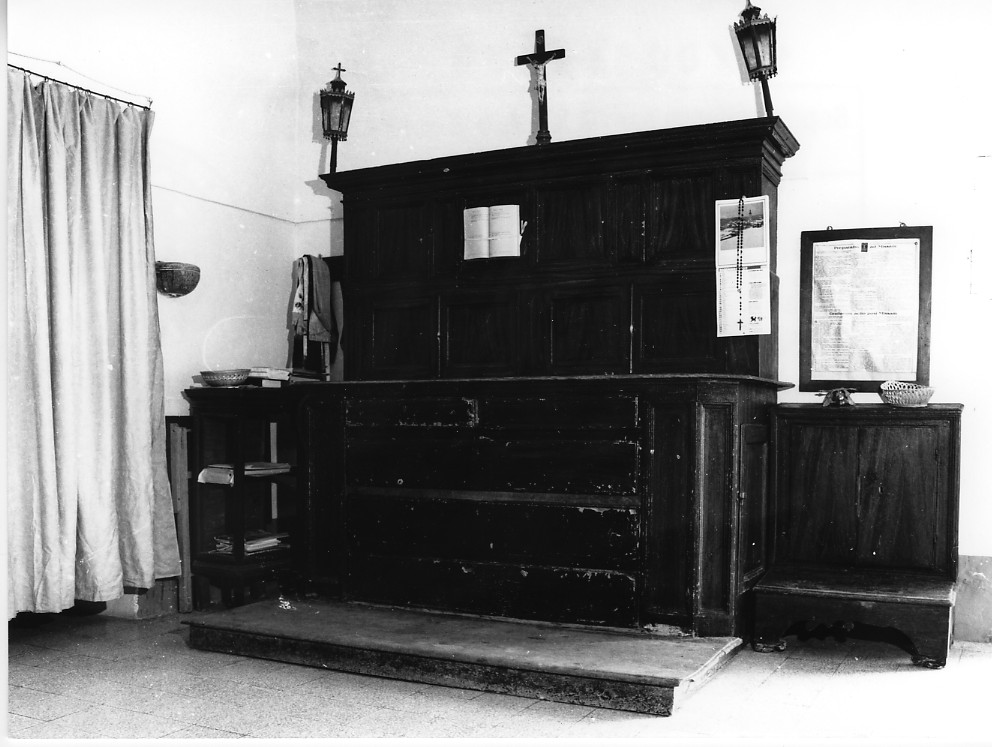 armadio da sacrestia, opera isolata - manifattura abruzzese (sec. XIX)